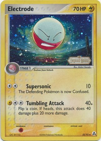 Electrode - 32/92 - Reverse Holo - EN Electrode - 32/92 - Reverse Holo - EN