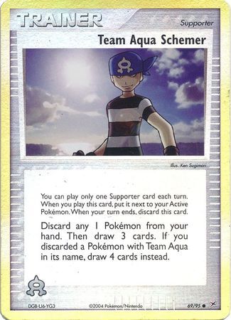 Team Aqua Schemer - 69/97 - Reverse Holo - EN