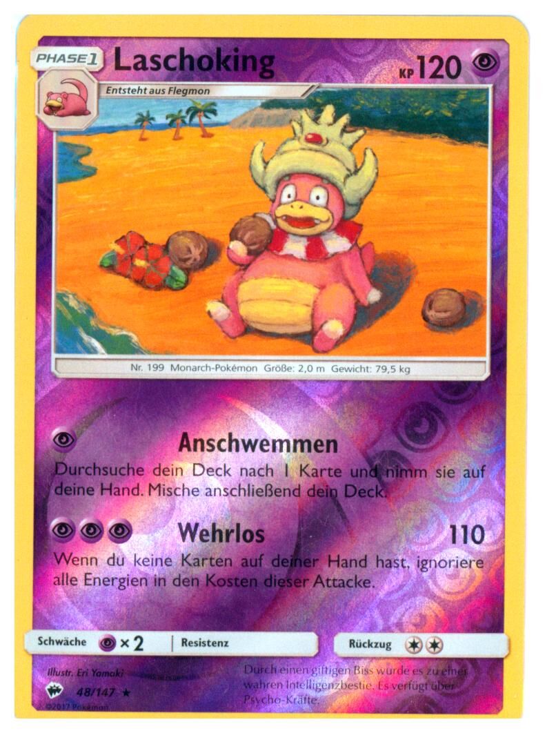 laschoking-48-147-pokemon-tcg-lightly-played-de Laschoking - 48/147 - Pokémon TCG - Lightly Played - DE