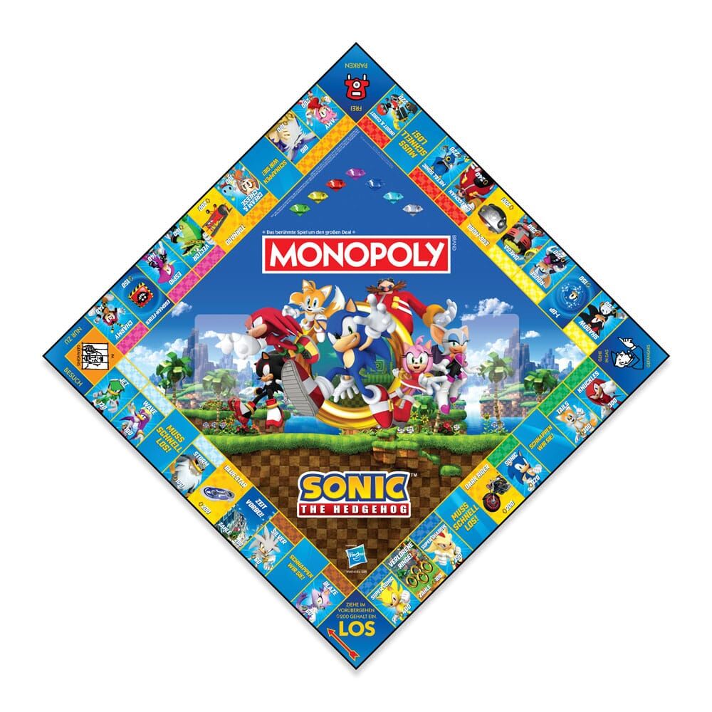 Monopoly Brettspiel Sonic The Hedgehog - DE 