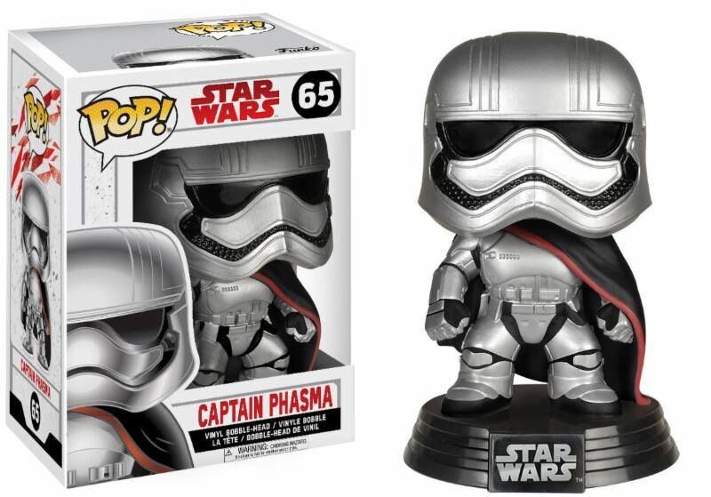 Star Wars Episode VIII POP! Vinyl Wackelkopf-Figur Captain Phasma 9 cm Star Wars Episode VIII POP! Vinyl Wackelkopf-Figur Captain Phasma 9 cm
