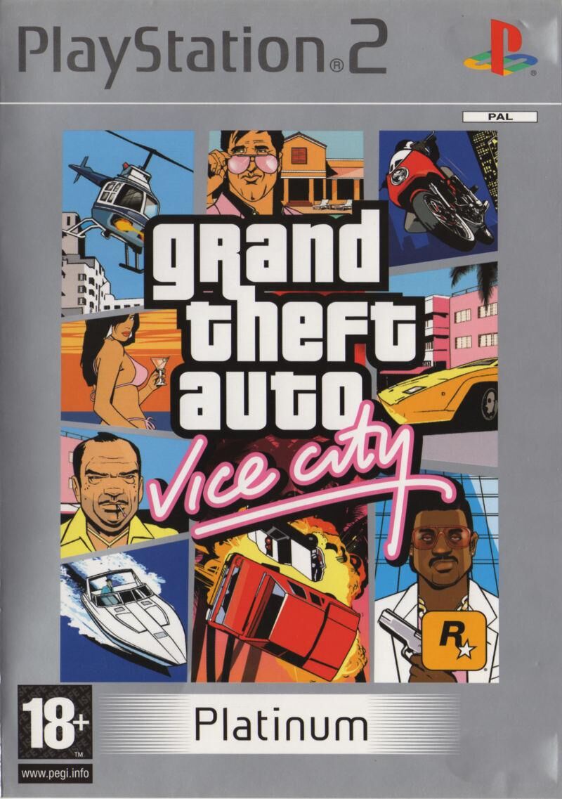 Grand Theft Auto Vice City [Platinum] - OVP - PS2