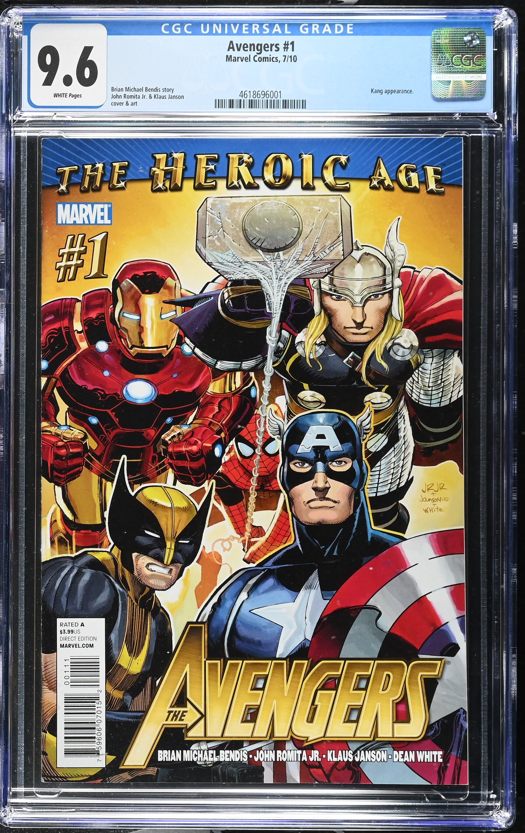 Avengers Issue 1 - CGC 9.6 Avengers Issue 1 - CGC 9.6