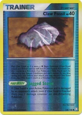 Claw Fossil - 138/146 - Reverse Holo - EN