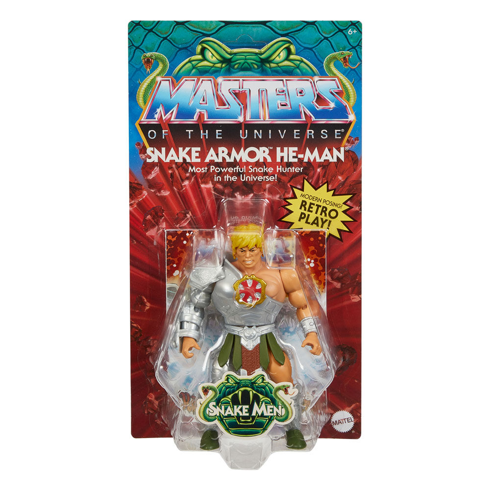 Masters of the Universe Origins Actionfigur Snake Armor He-Man 14 cm