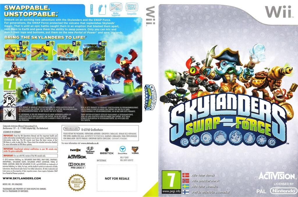 Skylanders: Swap Force - Nintendo Wii - EN