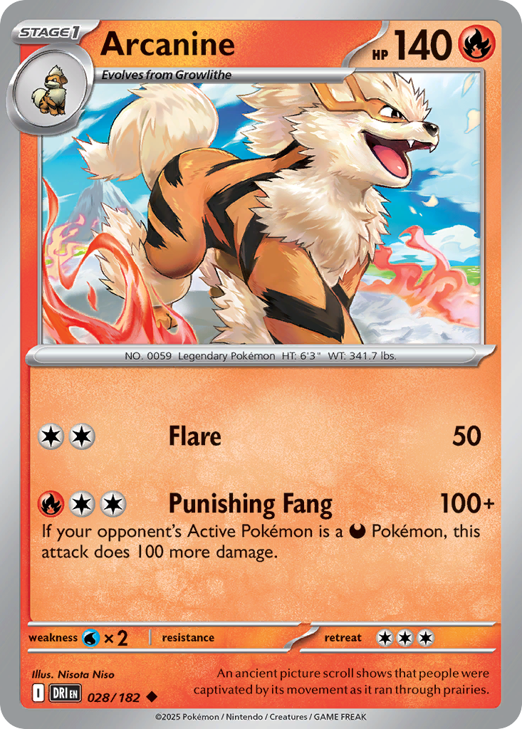 Arcanine - 028/182 - EN Arcanine - 028/182 - EN