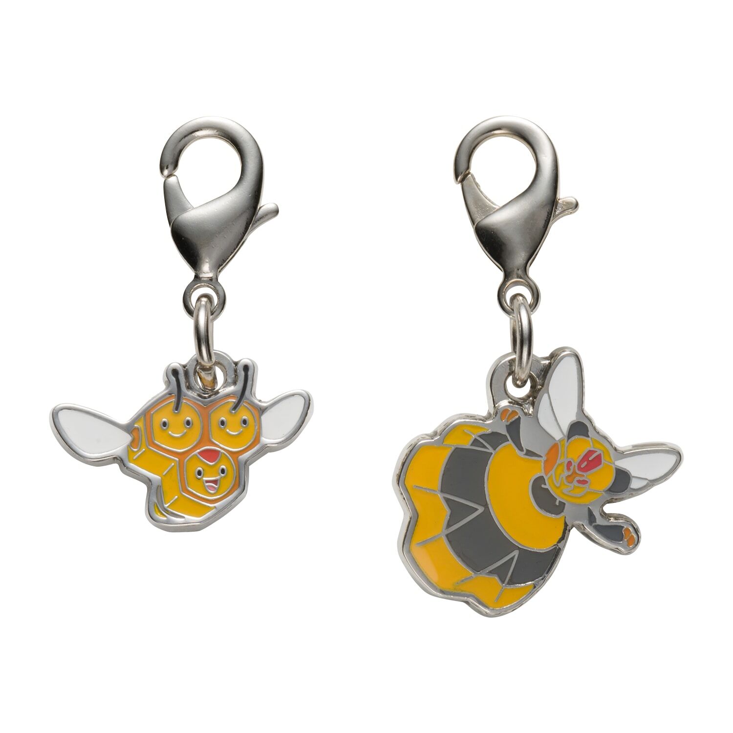 Pokemon Center - Combee, Vespiquen Schlüsselanhänger - 2 Stück