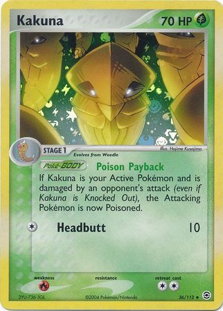 Kakuna - 36/112 - Reverse Holo - EN