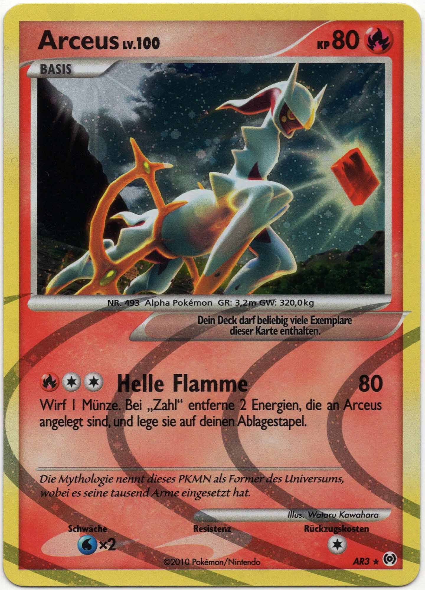 Arceus LV.100 - AR3 - Pokémon TCG (Near Mint)