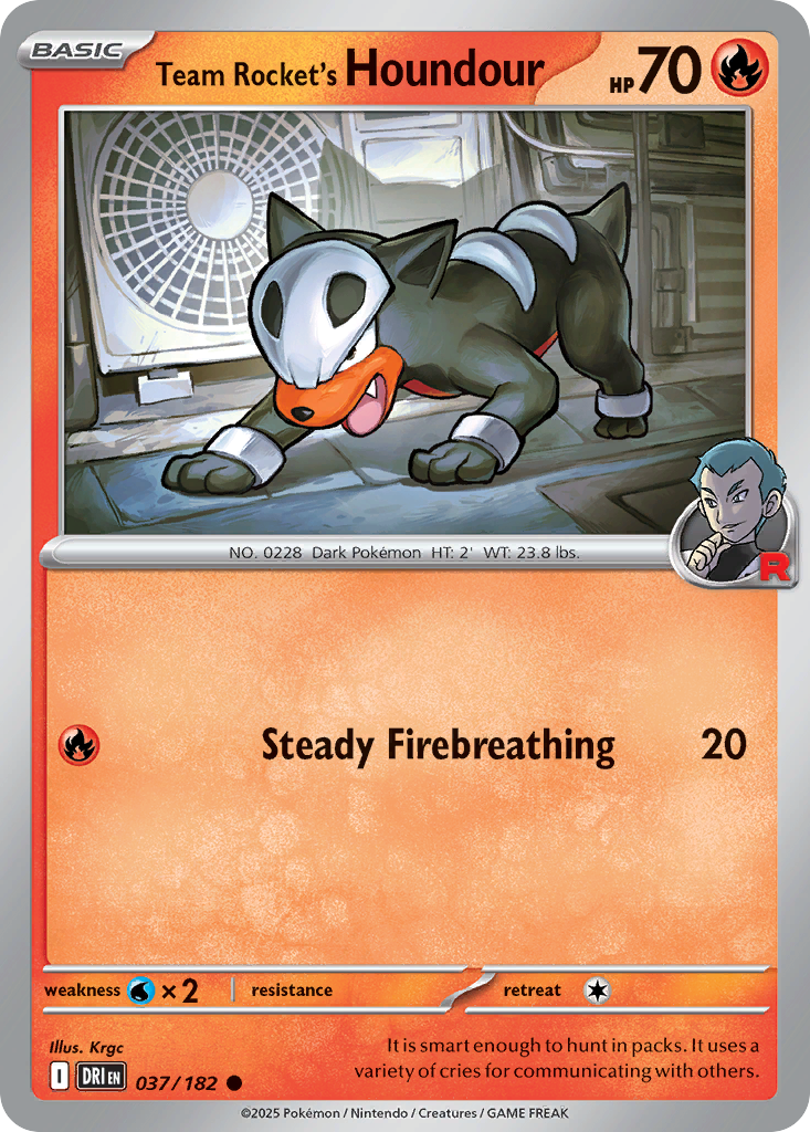 Team Rocket’s Houndour - 037/182 - EN