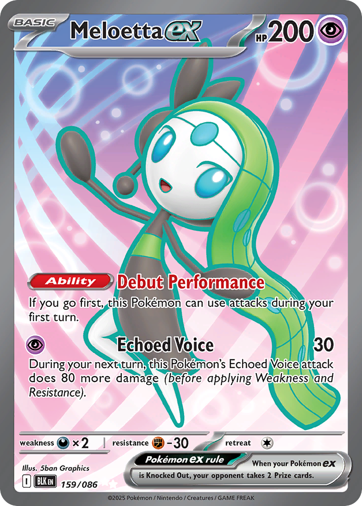 Meloetta ex - 159/086 - EN Meloetta ex - 159/086 - EN