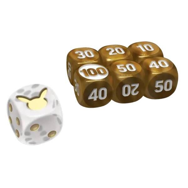 30th Anniversary Elite Trainer Box Damage Counter Dice & Competition-legal Coin-Flip