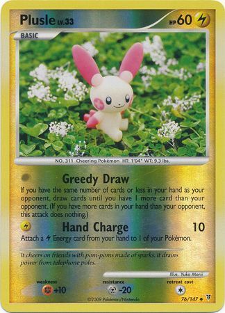 Plusle - 76/147 - Reverse Holo - EN Plusle - 76/147 - Reverse Holo - EN