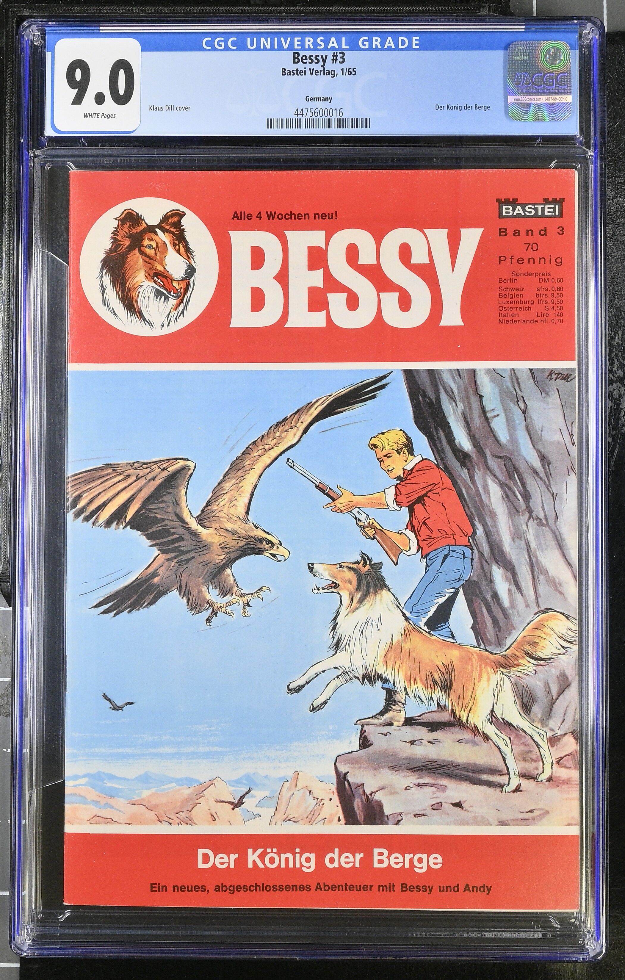 Bessy #3 CGC 9.0 Bessy #3 CGC 9.0