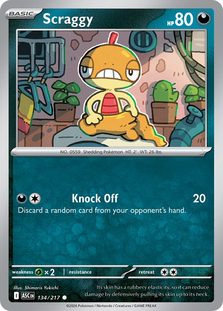 Scraggy - 134/217 - EN