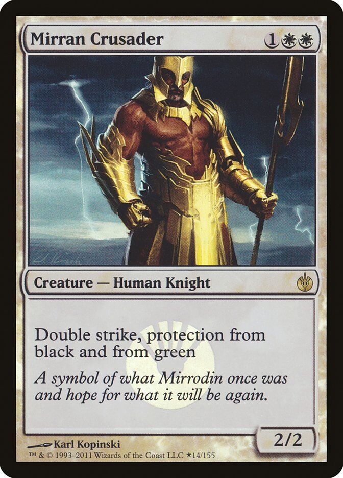 mirran-crusader-buy-a-box-promo-holo-mtg-near-mint-en Mirran Crusader - Buy-a-Box Promo Holo - MTG - Near Mint - EN