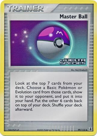 Master Ball - 99/113 - Reverse Holo - EN Master Ball - 99/113 - Reverse Holo - EN