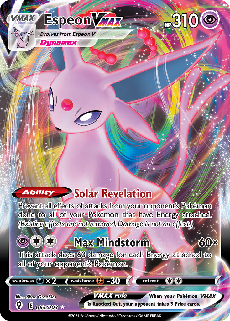 Espeon VMAX - 065/203 - EN