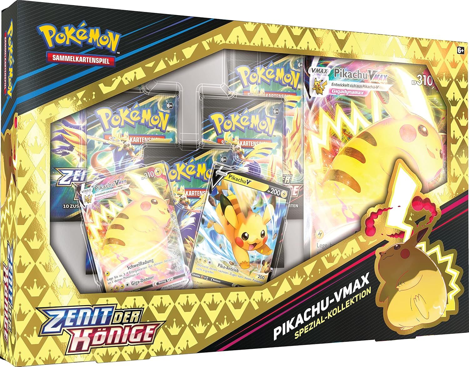 Pokémon Schwert & Schild Zenit der Könige: Pikachu VMAX Spezial-Kollektion Box - DE