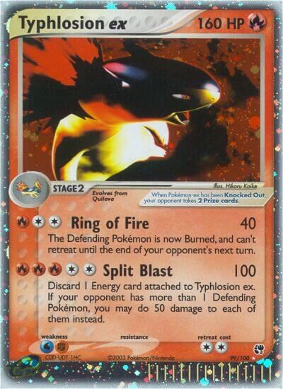Typhlosion ex - 99/100 - EN Typhlosion ex - 99/100 - EN