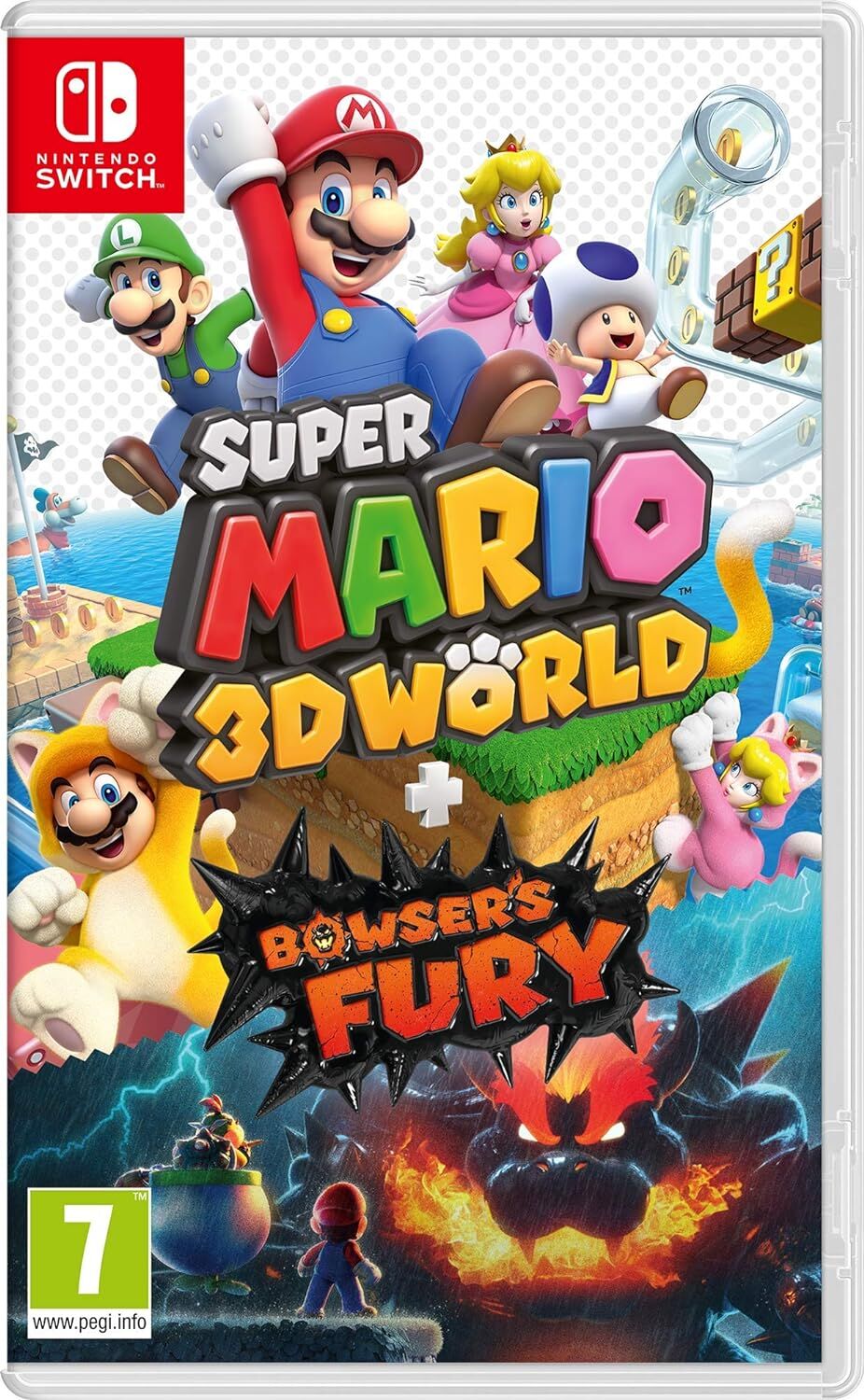 Super Mario 3D World + Bowsers Fury - NEW Sealed - Nintendo Switch - UK Super Mario 3D World + Bowsers Fury - NEW Sealed - Nintendo Switch - UK
