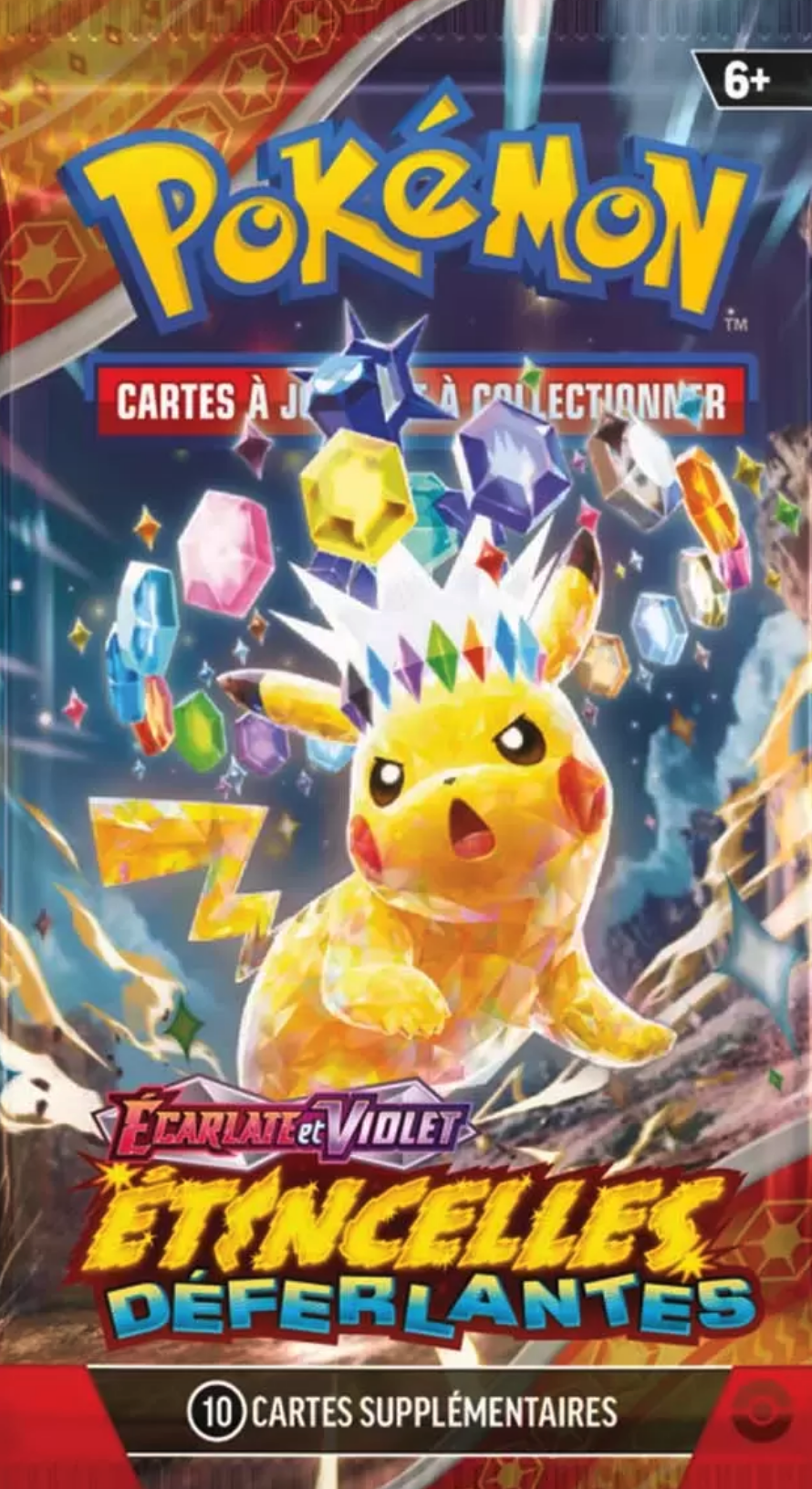 Pokémon JCC: Écarlate et Violet (EV08) - Étincelles Déferlantes Booster Pack - Assorti - FR