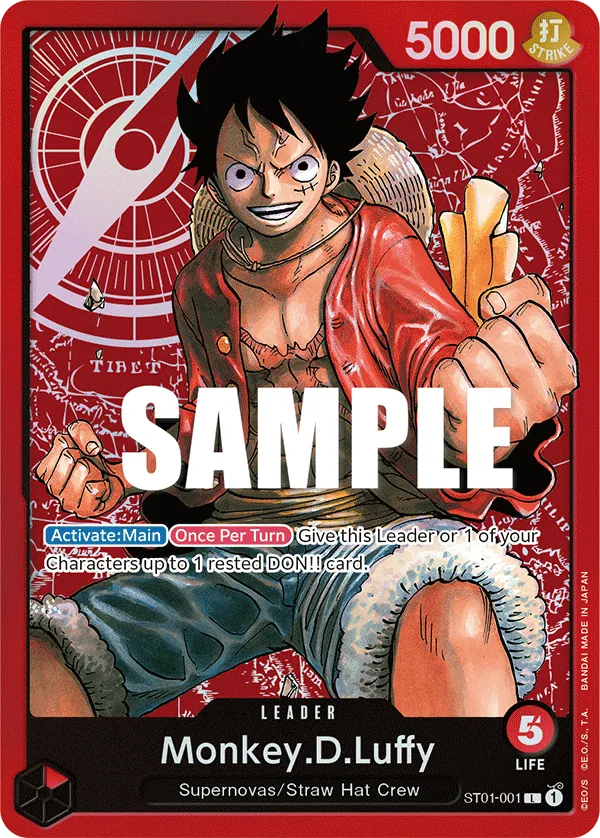 Monkey.D.Luffy - ST01-001 Monkey.D.Luffy - ST01-001