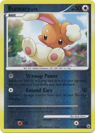 Buneary - 53/100 - Reverse Holo - EN