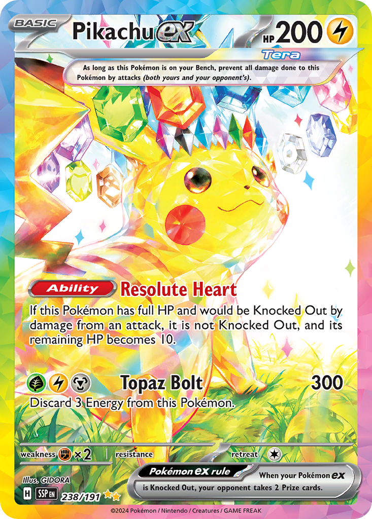 Pikachu ex - 238/191 - EN Pikachu ex - 238/191 - EN