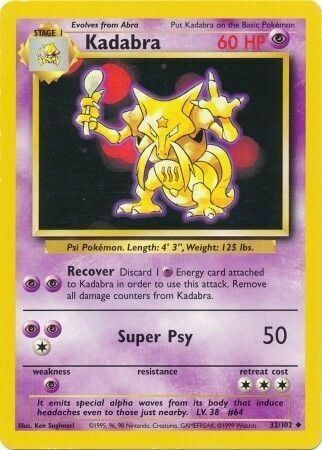 Kadabra - 32/102 - Unlimited - EN