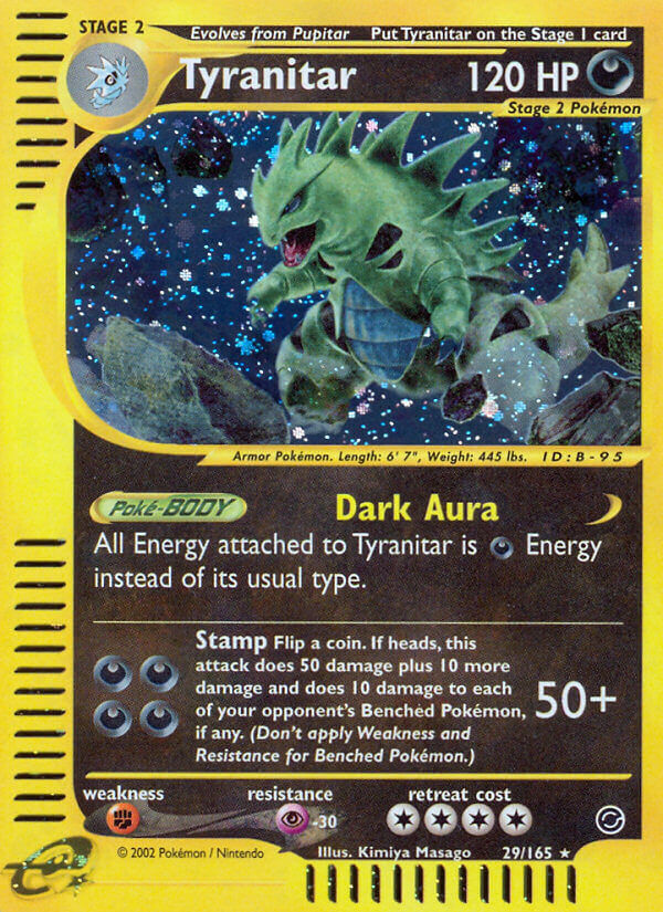Tyranitar - 29/165 - Holo Rare - EN Tyranitar - 29/165 - Holo Rare - EN