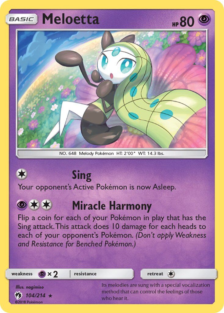 Meloetta - 104/214 - EN Meloetta - 104/214 - EN