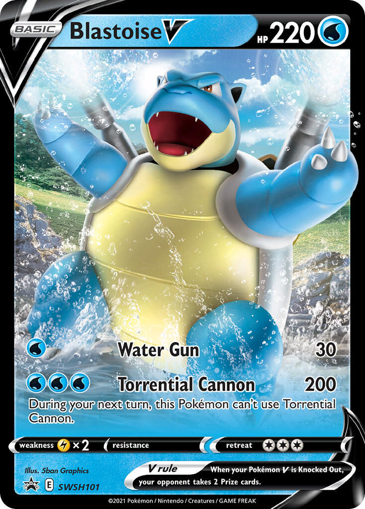 Blastoise V - SWSH101/306 - EN