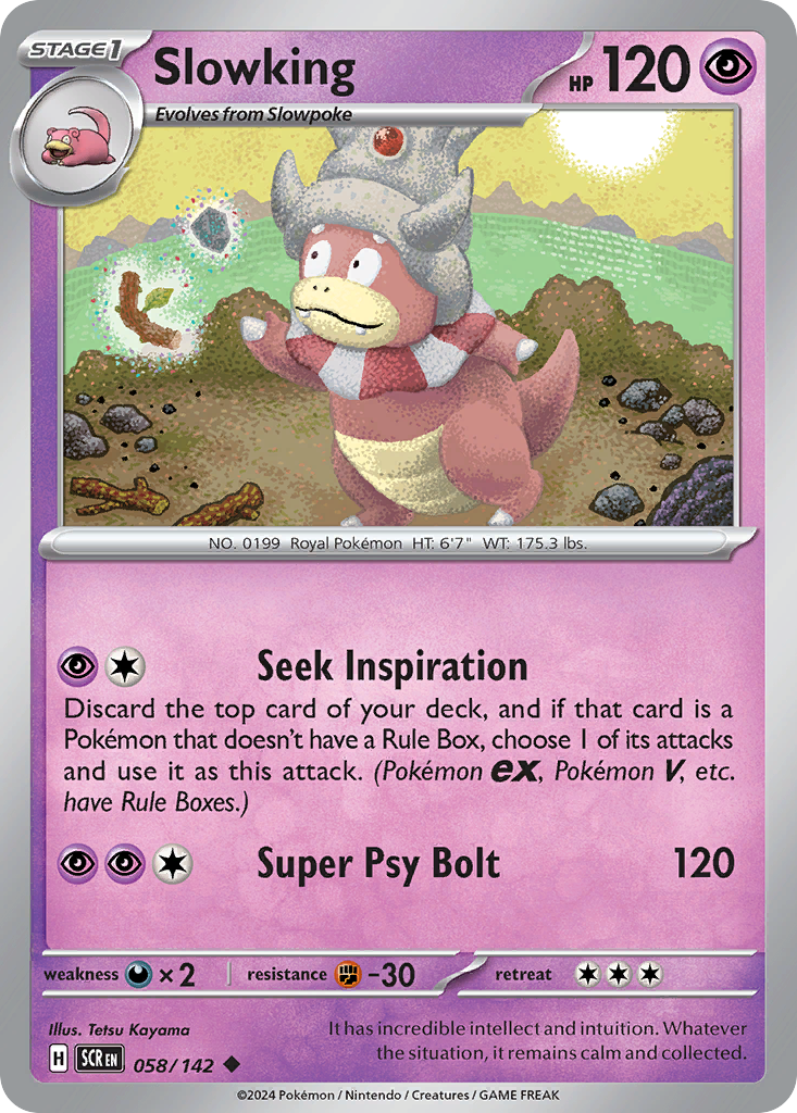 Slowking - 058/142 - EN Slowking - 058/142 - EN