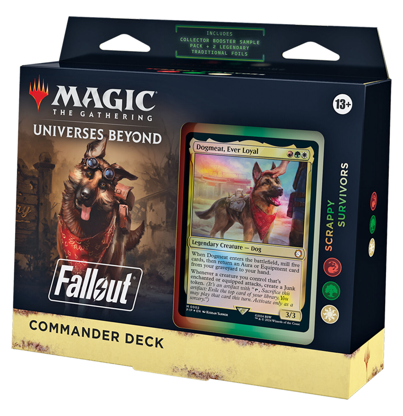 Universes Beyond: Fallout Commander Deck - Scrappy Survivors - Magic the Gathering - EN Universes Beyond: Fallout Commander Deck - Scrappy Survivors - Magic the Gathering - EN