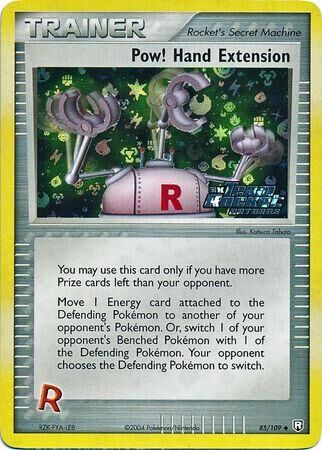 Pow! Hand Extension - 85/109 - Reverse Holo - EN Pow! Hand Extension - 85/109 - Reverse Holo - EN