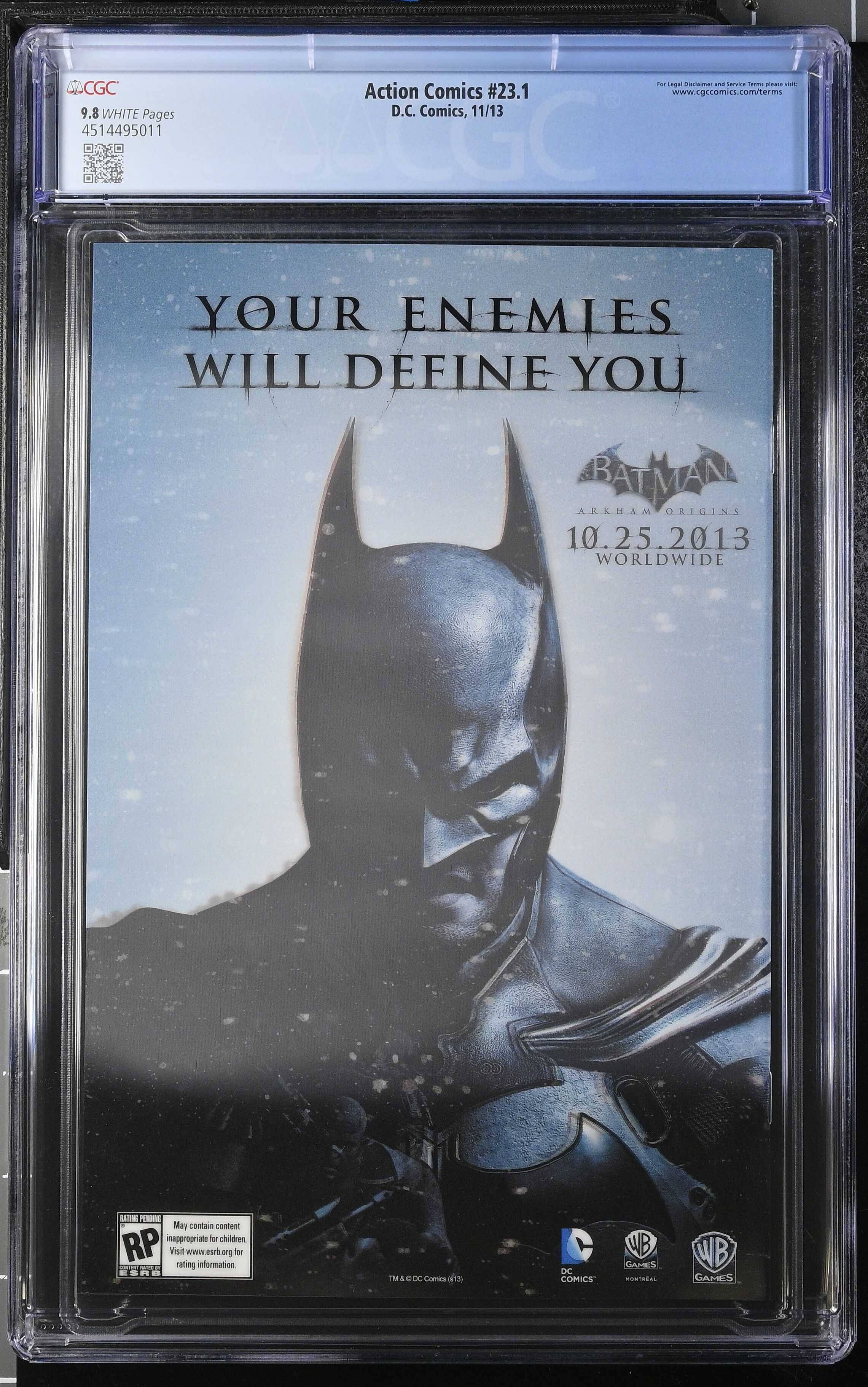 Action Comics #23.1 CGC 9.8 3D Lenticular Cover