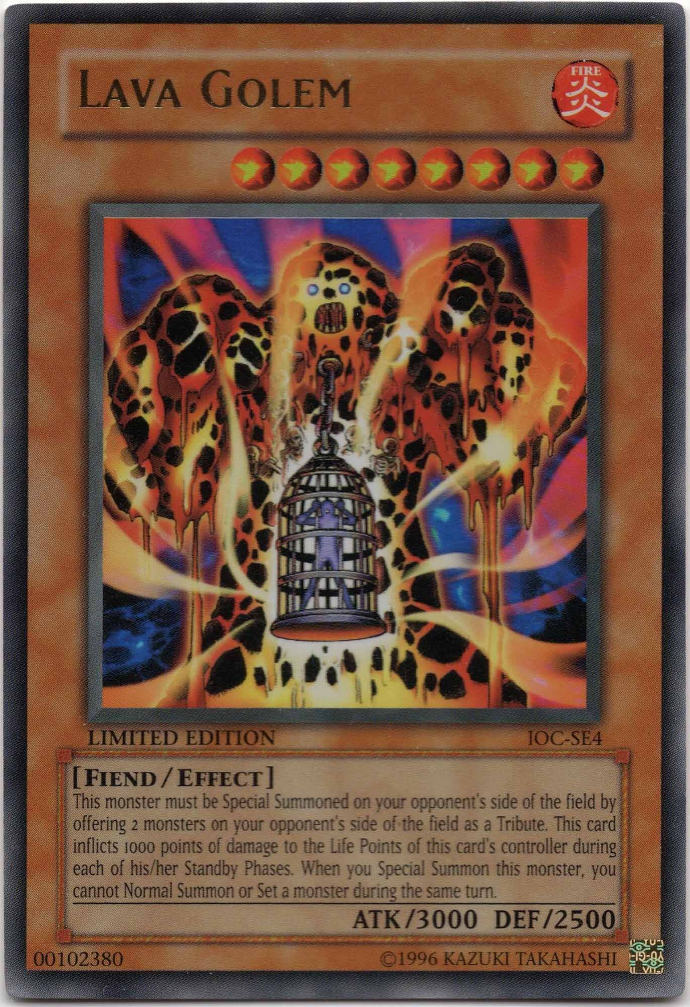 lava-golem-ioc-se4-ultra-rare-limited-edition-near-mint Lava Golem - IOC-SE4 - Ultra Rare - Limited Edition - Near Mint