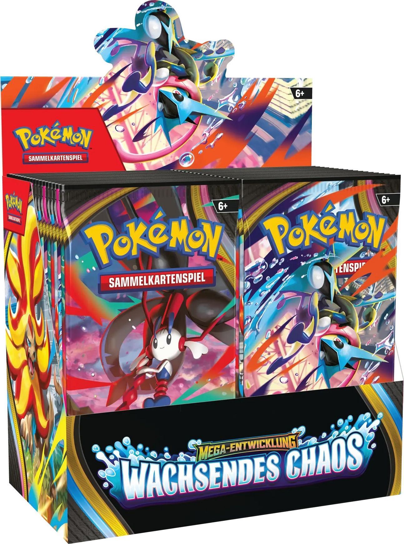 Pokémon TCG: Mega Evolution (ME04) - Wachsendes Chaos Booster Display (36 packs) - DE Pokémon TCG: Mega Evolution (ME04) - Wachsendes Chaos Booster Display (36 packs) - DE
