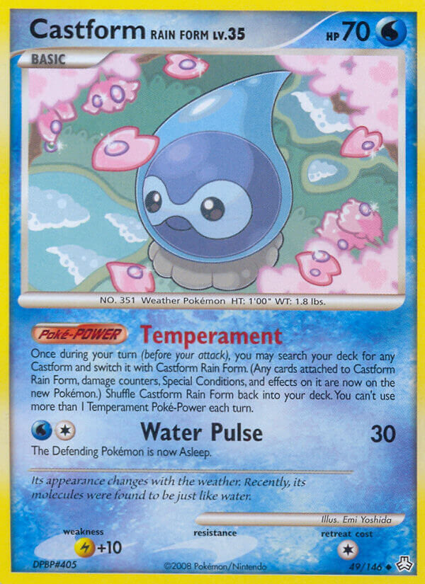 Castform Rain Form - 49/146 - EN