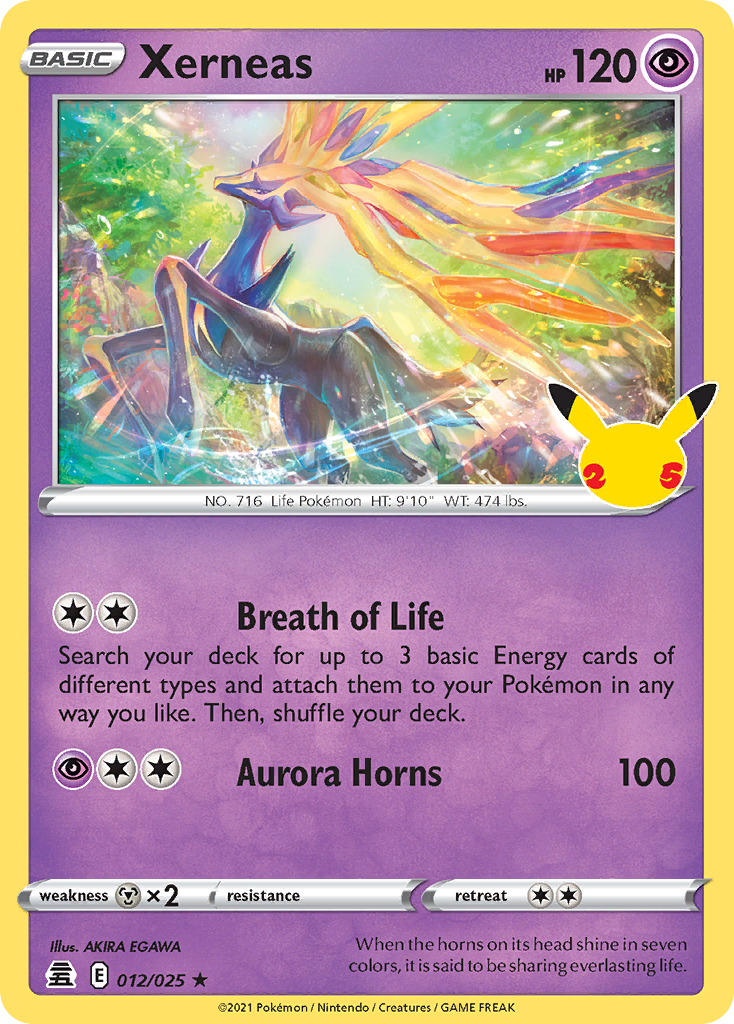 Xerneas - 012/25 - EN Xerneas - 012/25 - EN