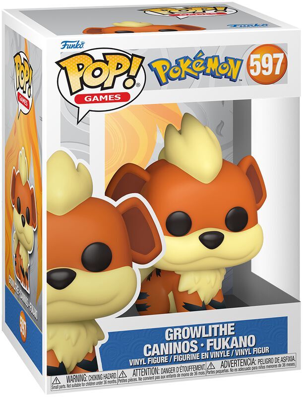 Pokémon Growlithe Funko POP 597 Pokémon Growlithe Funko POP 597