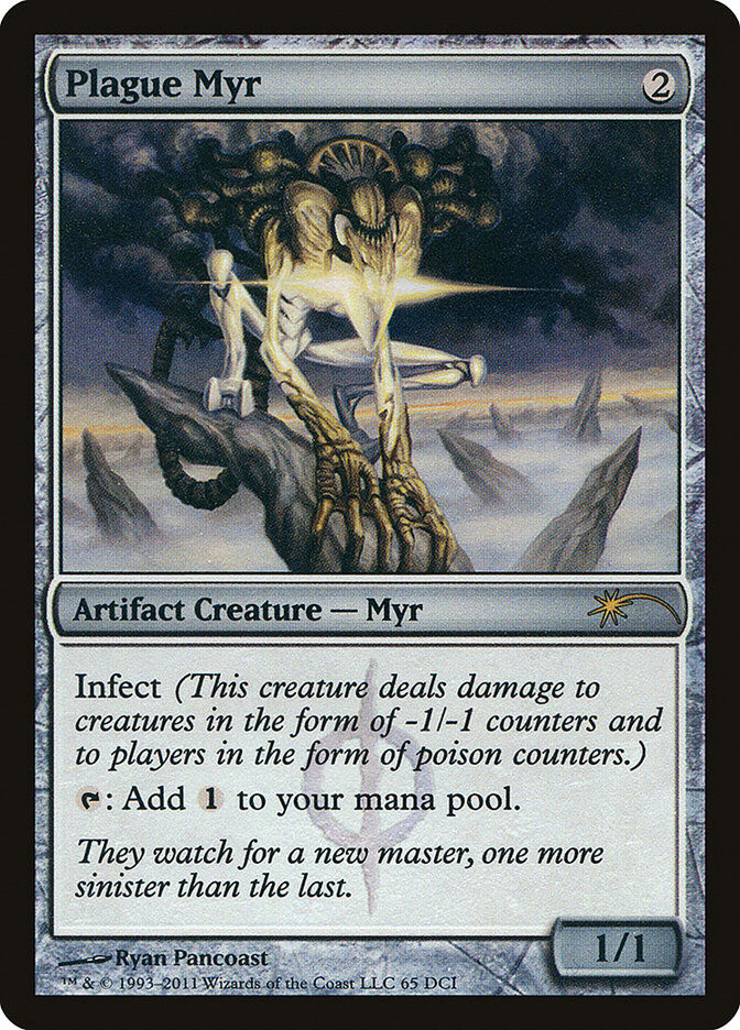 Plague Myr - WPN Promo Holo - MTG - Near Mint - EN