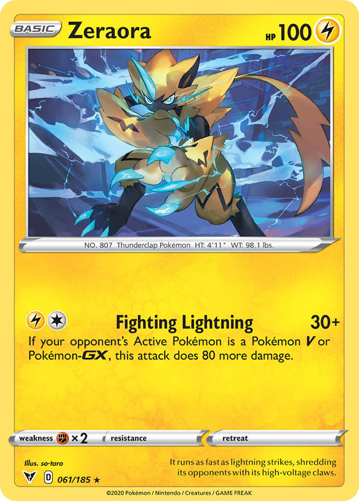Zeraora - 061/185 - EN Zeraora - 061/185 - EN