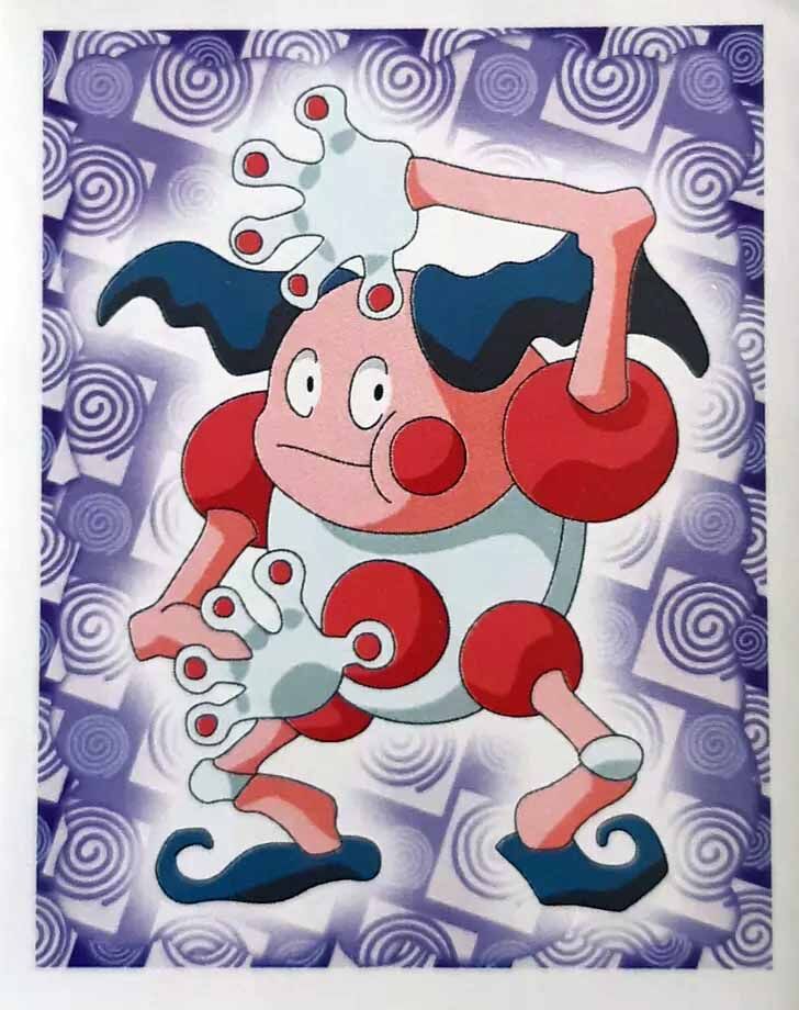 Mr. Mime - 122 - Merlin Sticker Series 1 Mr. Mime - 122 - Merlin Sticker Series 1