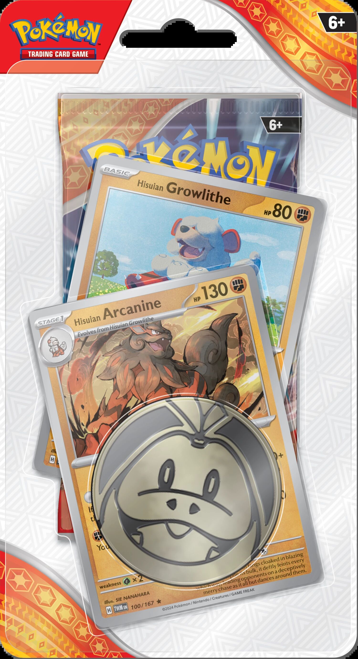 Pokémon TCG: Scarlet & Violet - Surging Sparks (SV08) Arcanine Checklane Blister - EN Pokémon TCG: Scarlet & Violet - Surging Sparks (SV08) Arcanine Checklane Blister - EN