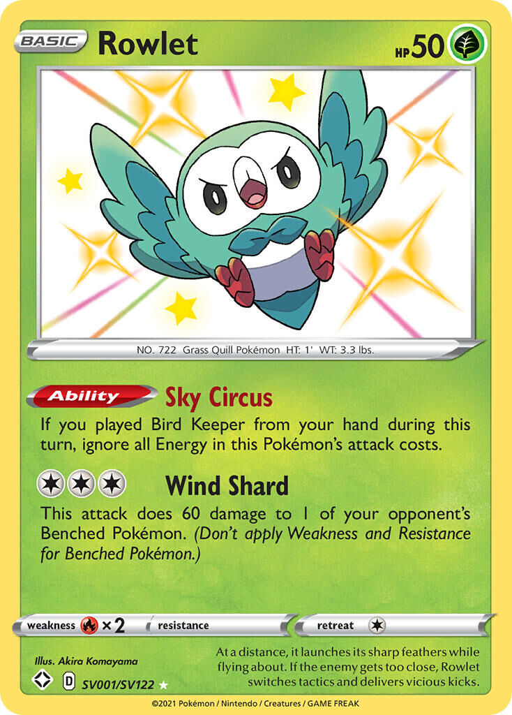 Rowlet - SV001/SV122 - EN