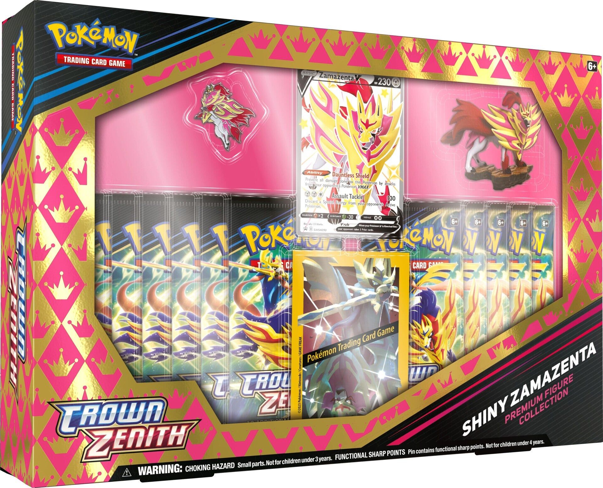 Pokémon Crown Zenith Shiny Zamazenta Premium Figure Collection Box - EN