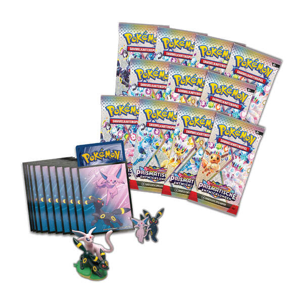 Pokémon TCG: Prismatische Entwicklungen Premium-Figuren-Kollektion - DE